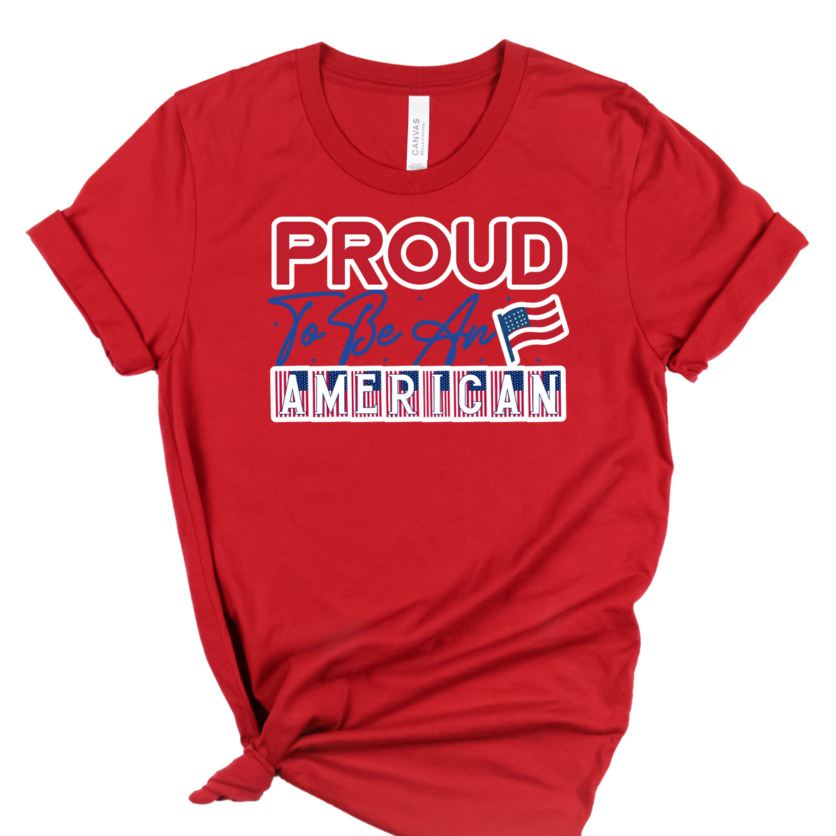 Proud to be an American Tee - MariROsa Craft Shop