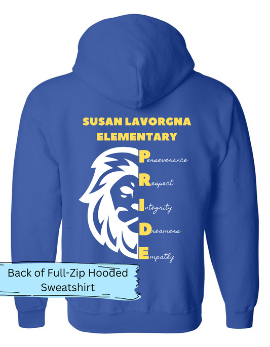 2024 LES Learning for All Full-Zip Hooded Sweatshirt - MariROsa Craft Shop