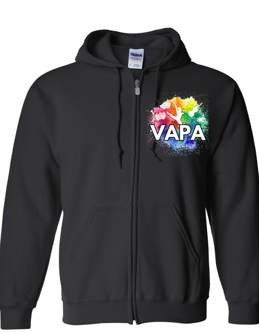 VAPA Front Zip Hooded Sweatshirt - MariROsa Craft Shop