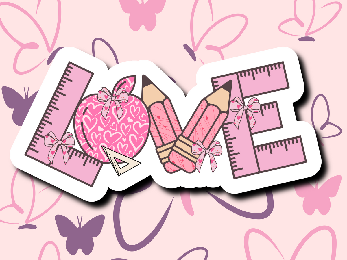 LOVE School Supplies - MariROsa Craft Shop