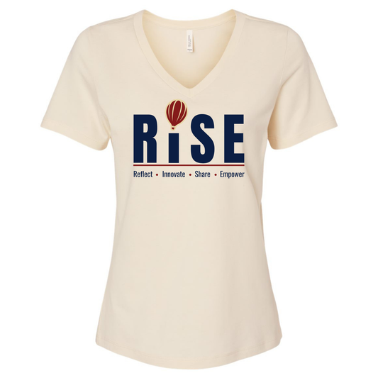 RISE TVUSD Women's V-Neck Tee