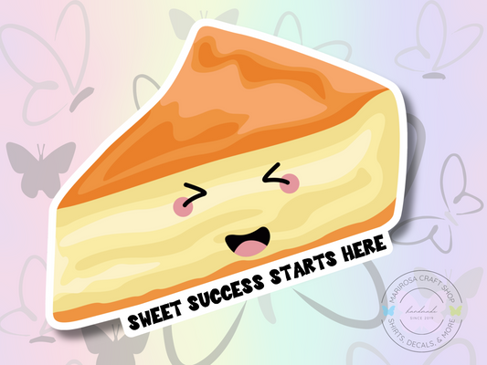 Cheesecake Sticker - MariROsa Craft Shop