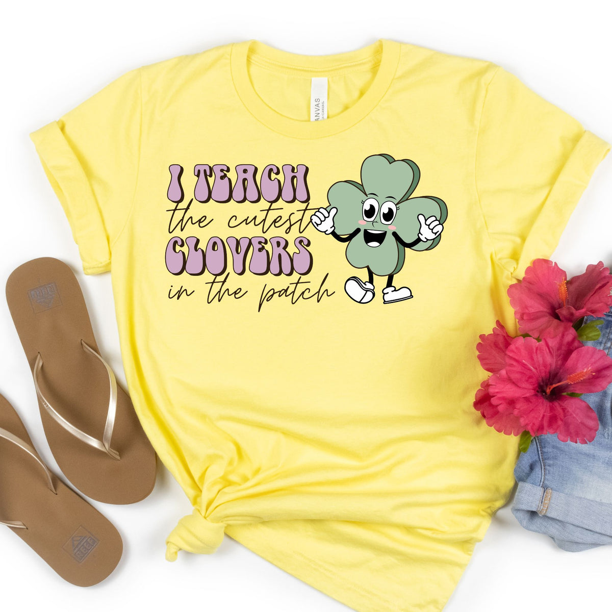 I Teach The Cutest Clovers Tee - MariROsa Craft Shop