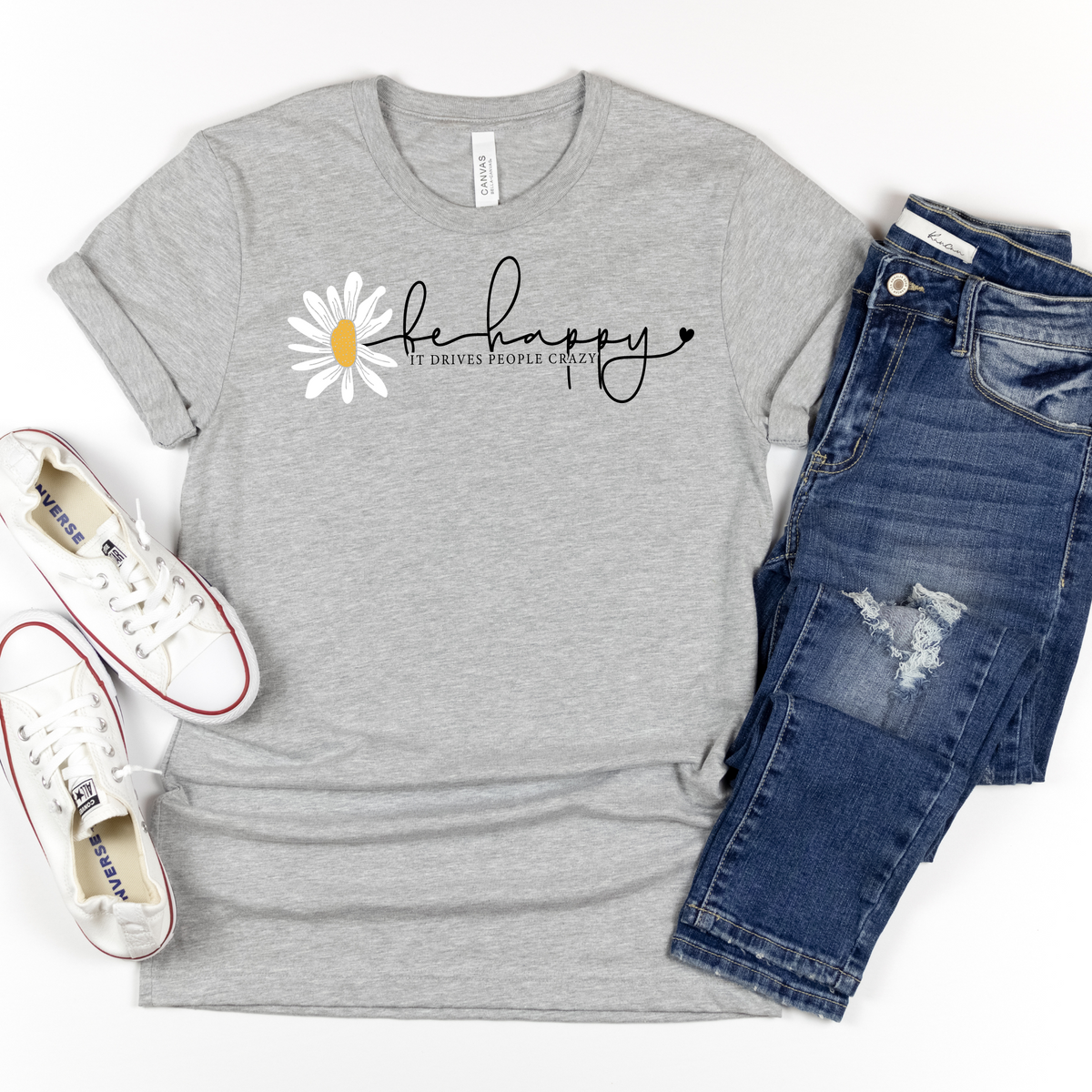 Be Happy It Drives People Crazy Tee - MariROsa Craft Shop