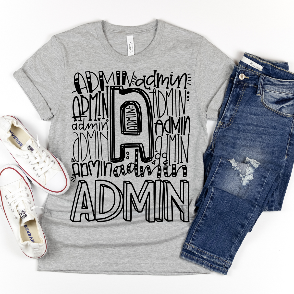 Administrator Typography Design Tee - MariROsa Craft Shop