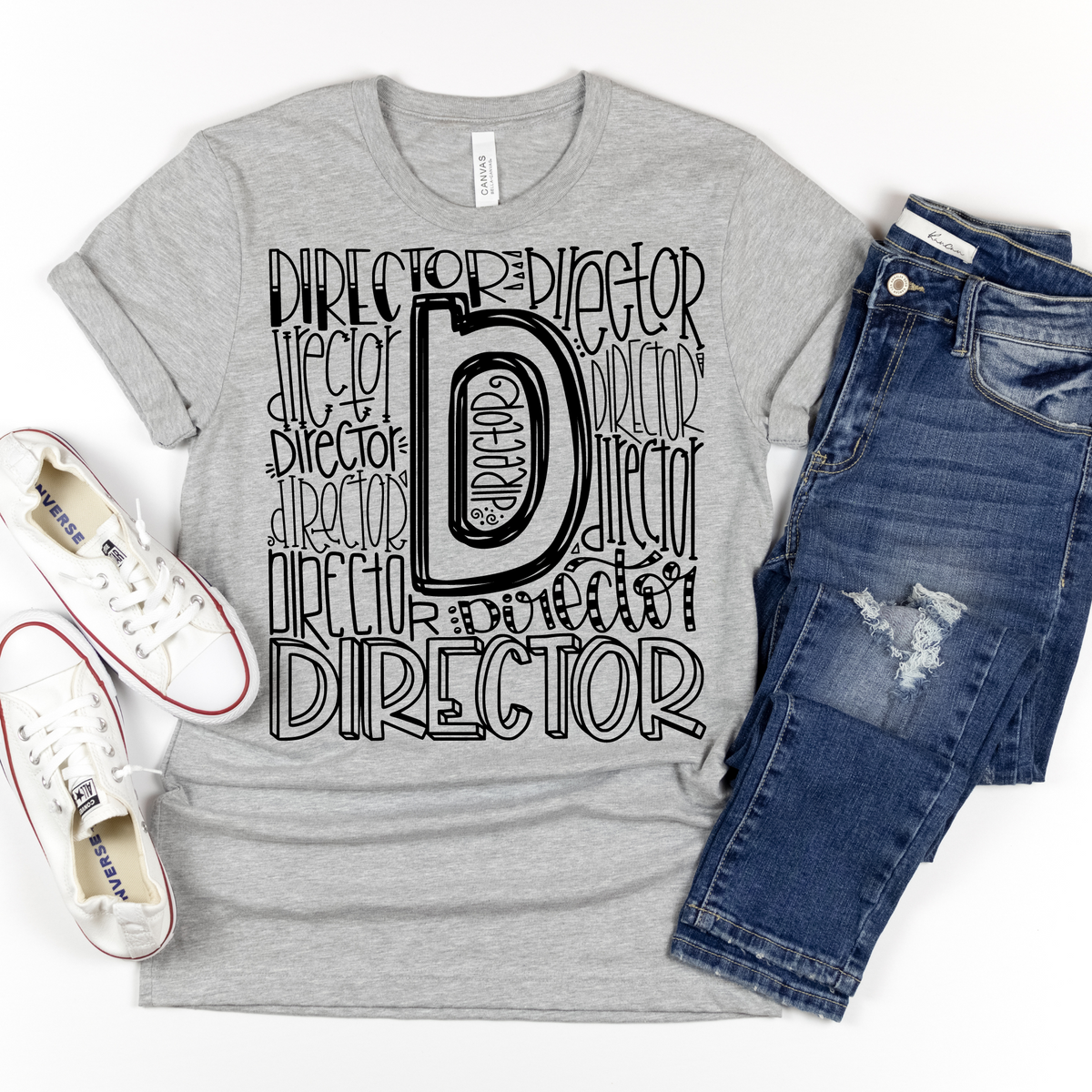 Director Typography Design Tee - MariROsa Craft Shop