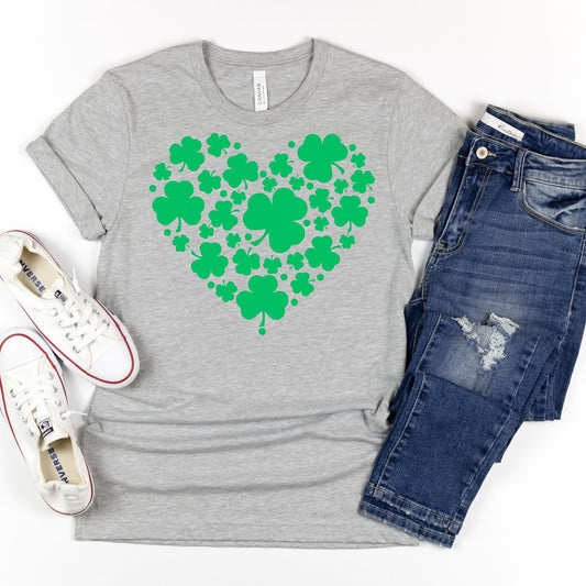 Shamrock Heart Tee - MariROsa Craft Shop