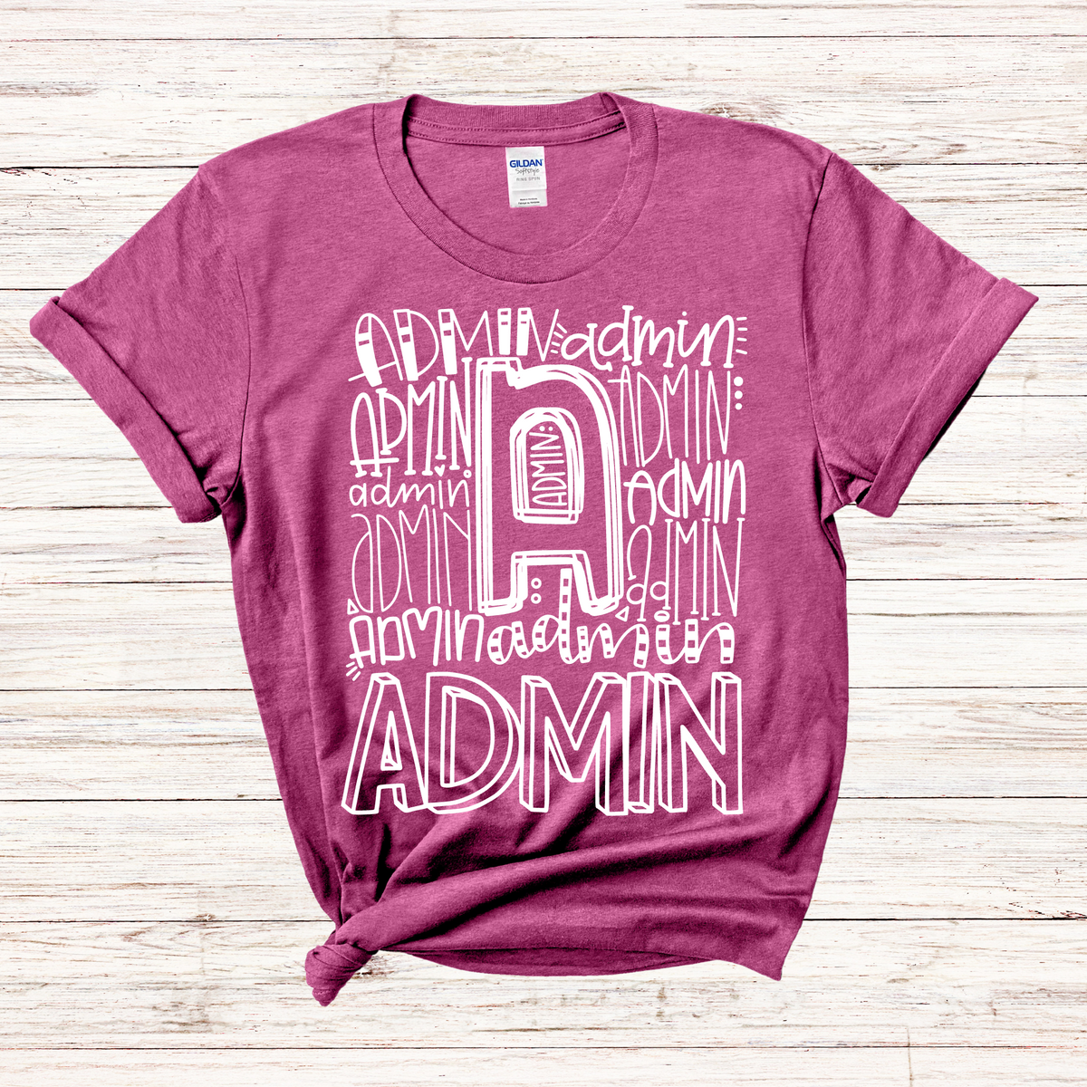 Administrator Typography Design Tee - MariROsa Craft Shop