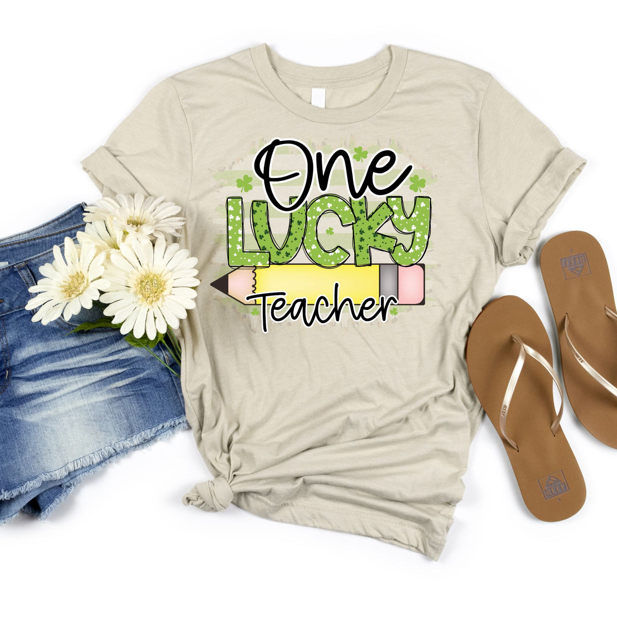 One Lucky Teacher - MariROsa Craft Shop