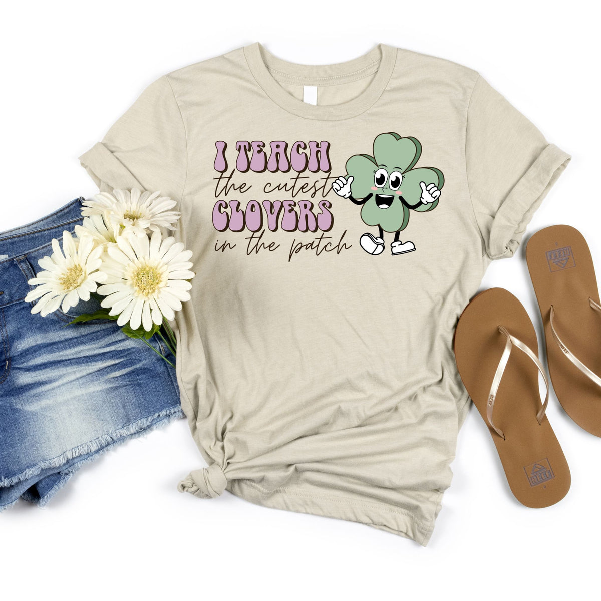 I Teach The Cutest Clovers Tee - MariROsa Craft Shop