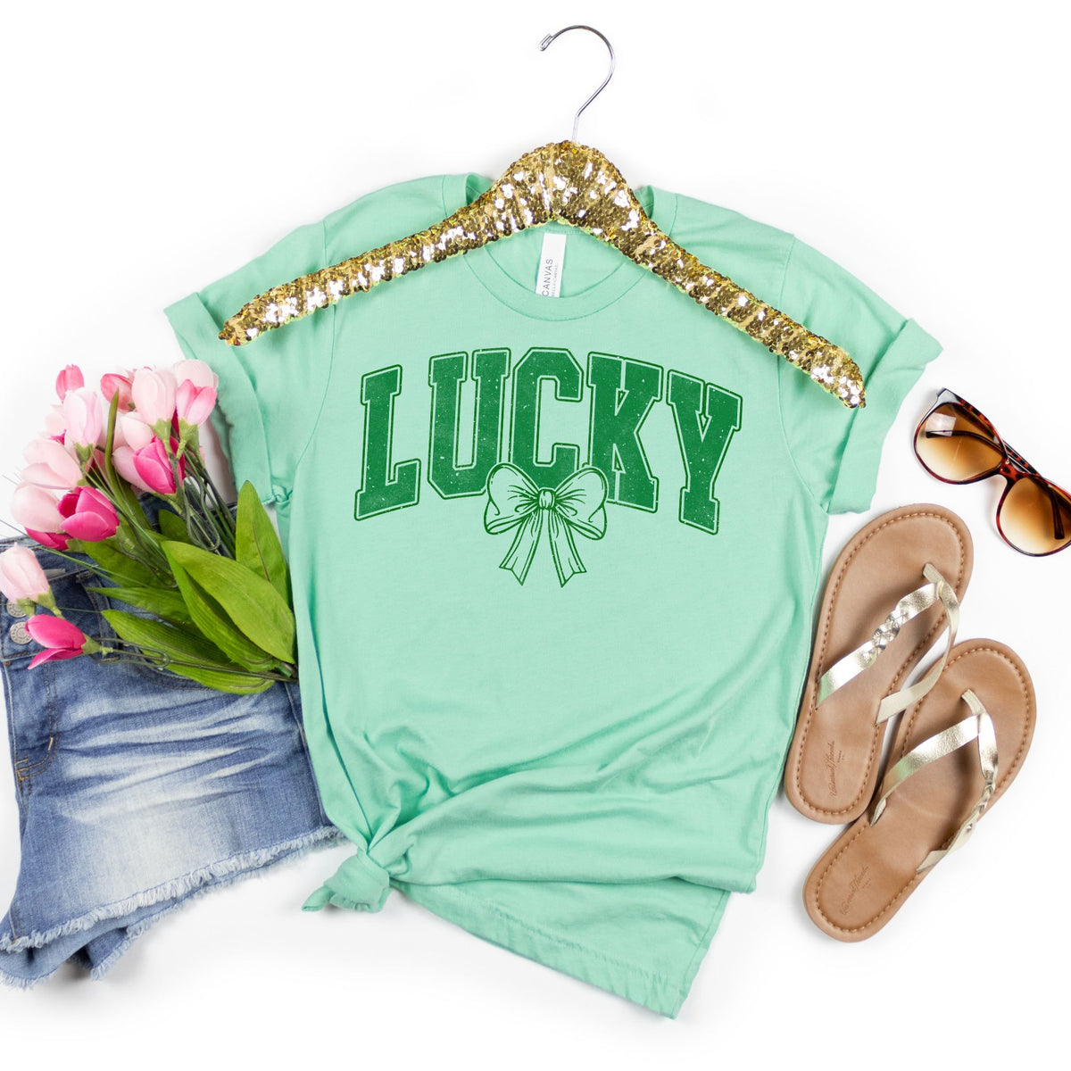Lucky Bow Tee - MariROsa Craft Shop
