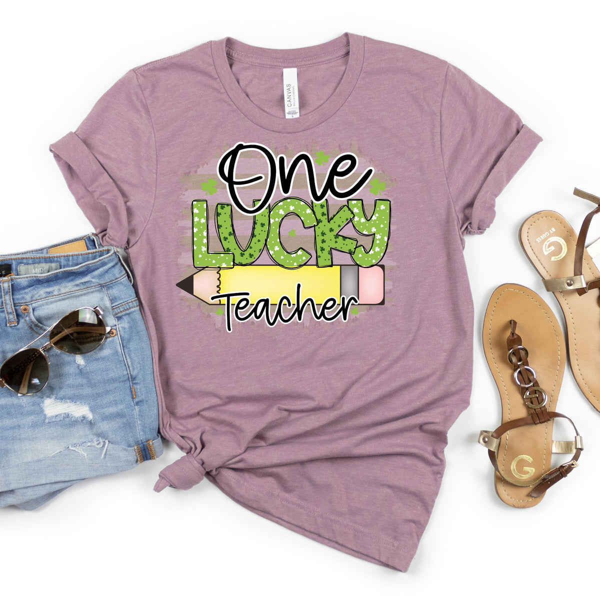 One Lucky Teacher - MariROsa Craft Shop