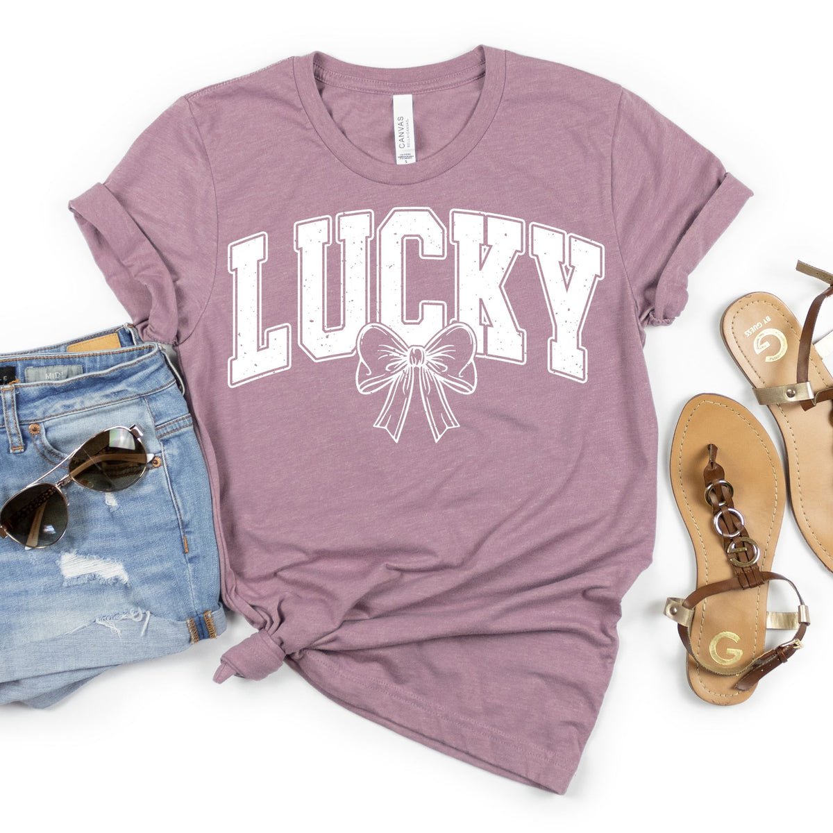 Lucky Bow Tee - MariROsa Craft Shop