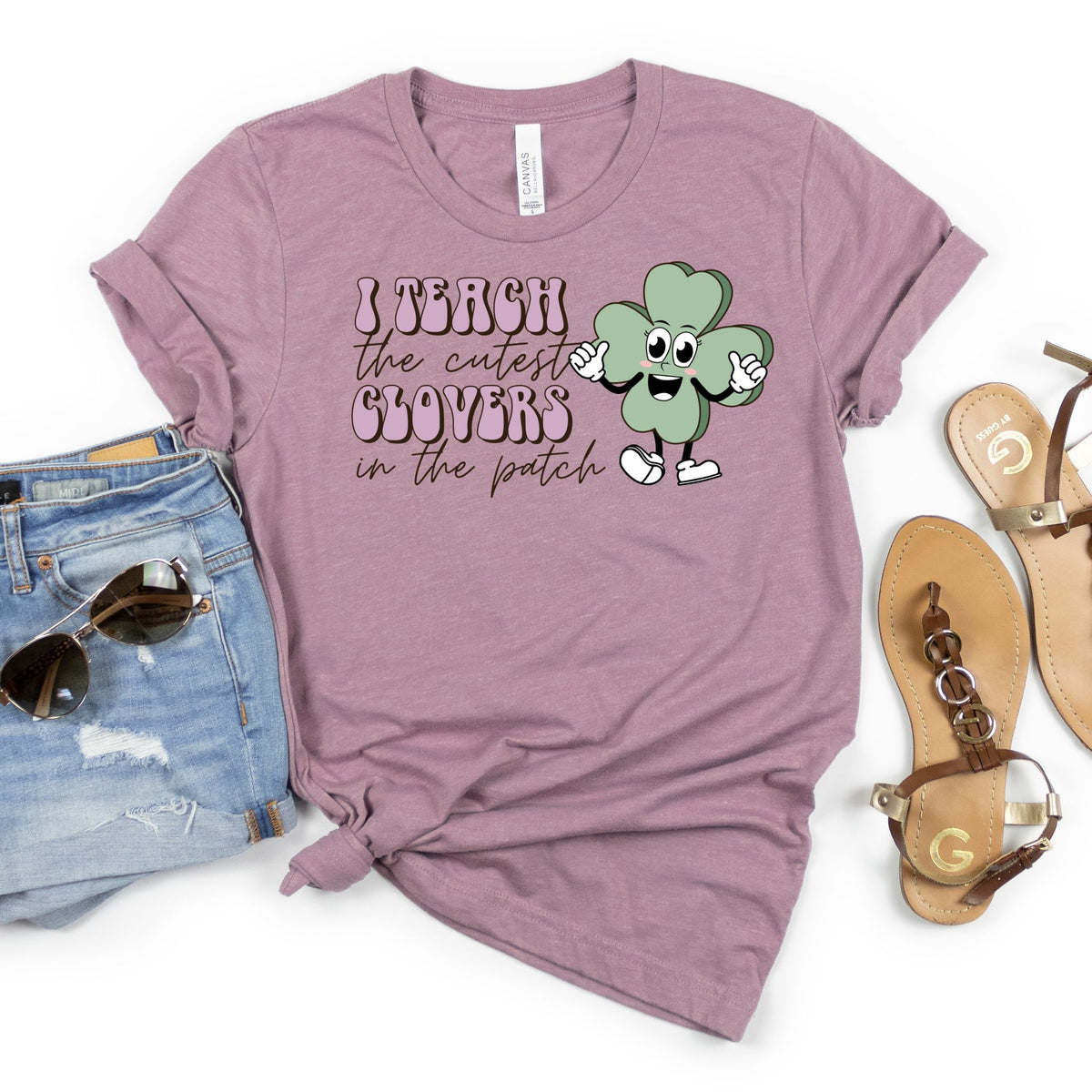 I Teach The Cutest Clovers Tee - MariROsa Craft Shop