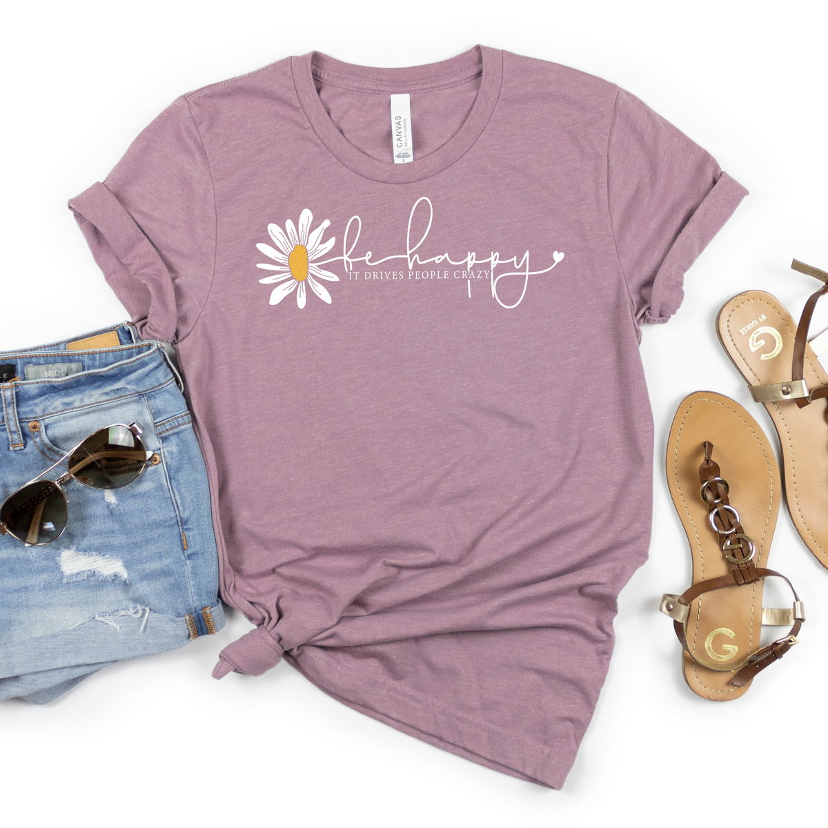 Be Happy It Drives People Crazy Tee - MariROsa Craft Shop