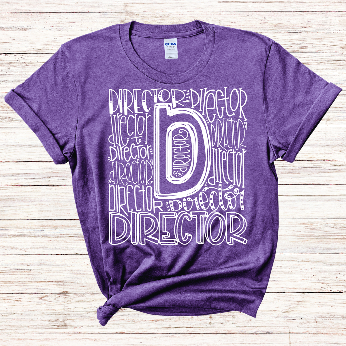 Director Typography Design Tee - MariROsa Craft Shop