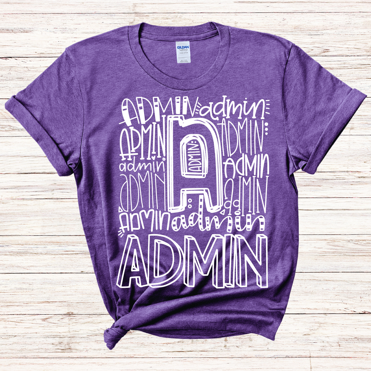 Administrator Typography Design Tee - MariROsa Craft Shop