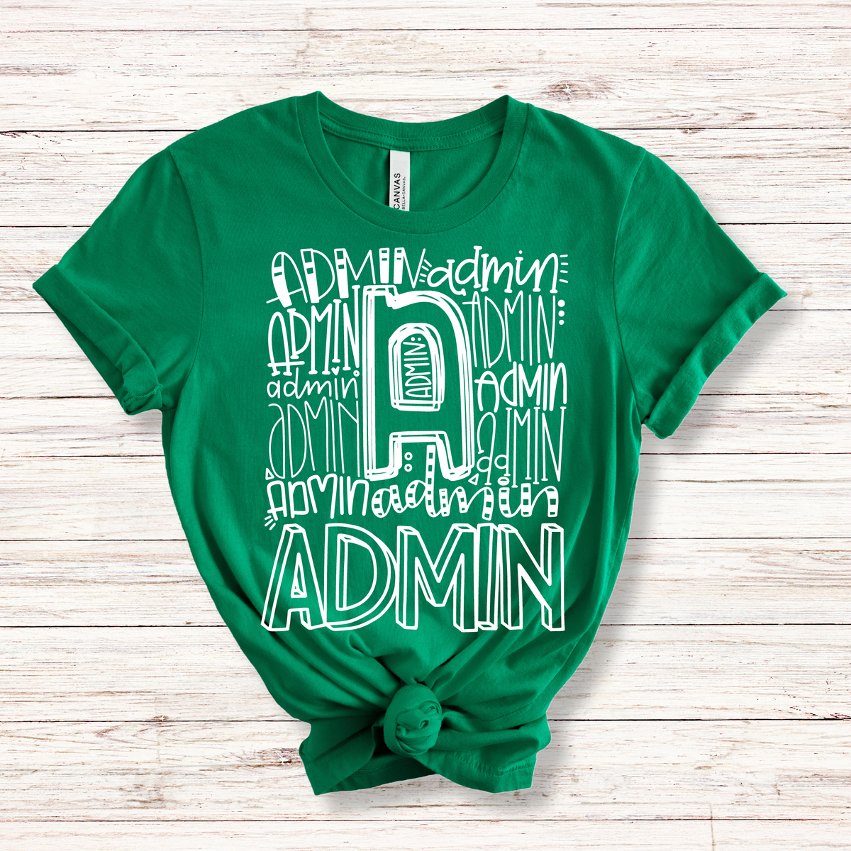 Administrator Typography Design Tee - MariROsa Craft Shop