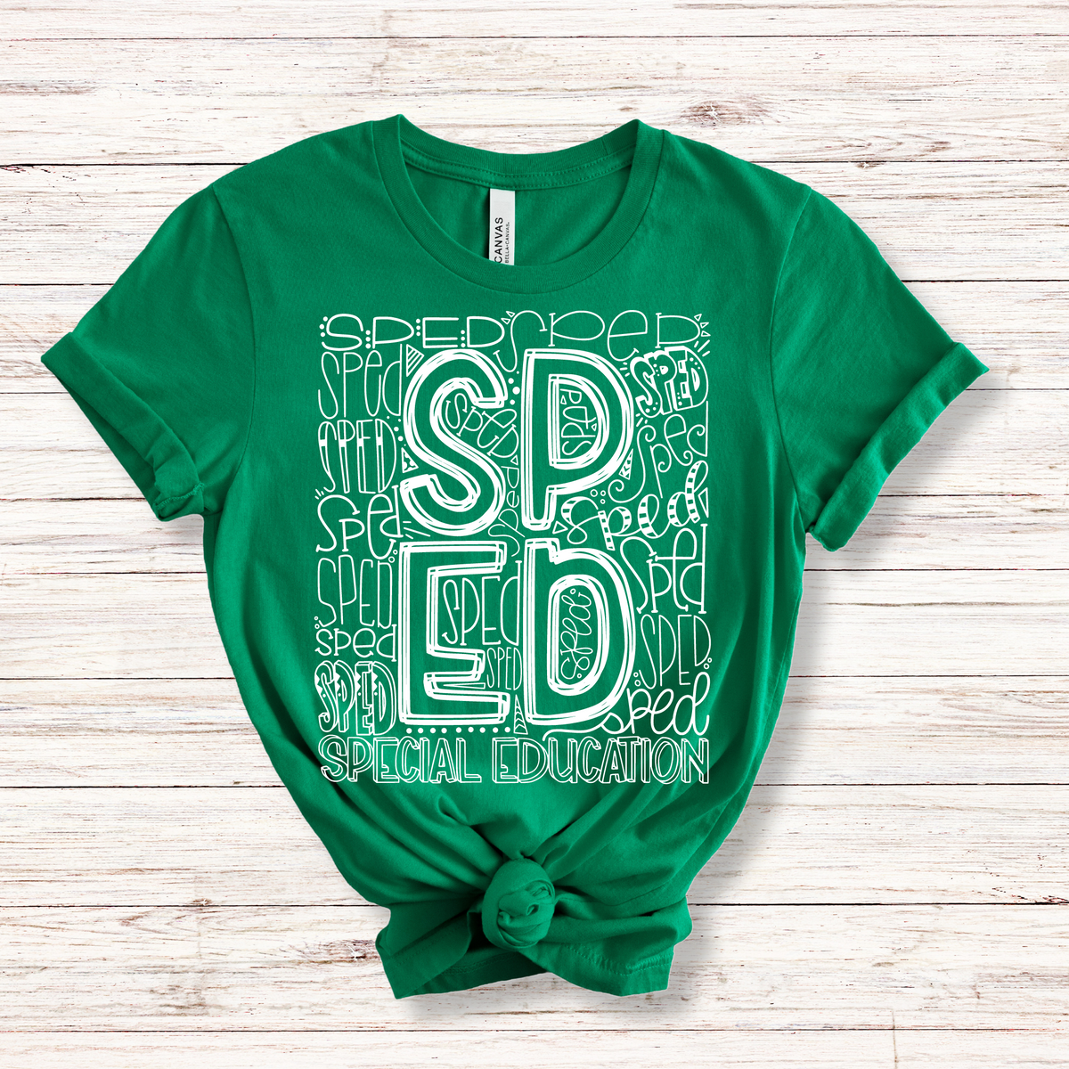 Special Education Typography Design Tee - MariROsa Craft Shop