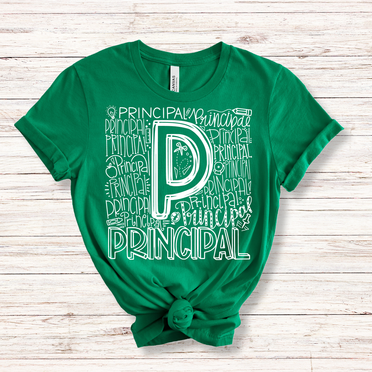 Principal Typography Design Tee - MariROsa Craft Shop