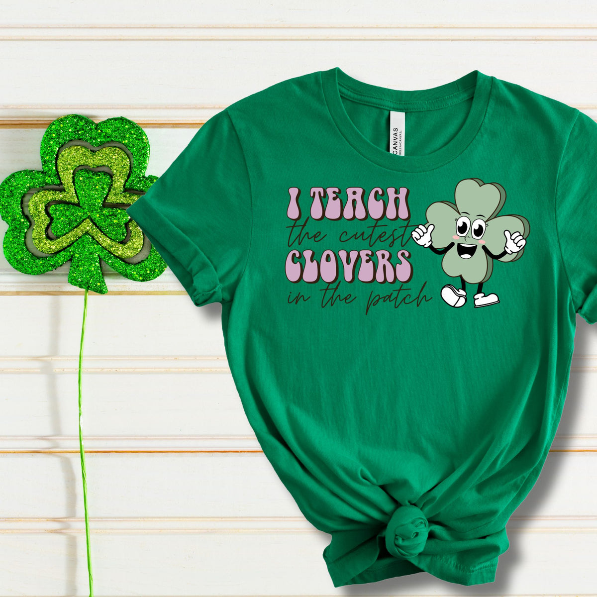 I Teach The Cutest Clovers Tee - MariROsa Craft Shop