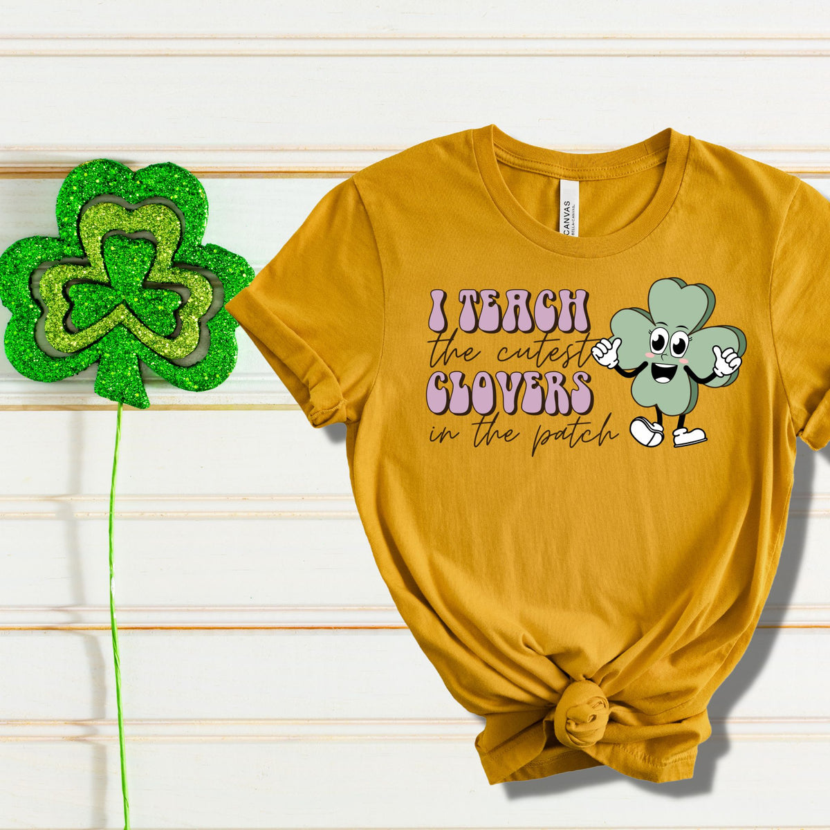 I Teach The Cutest Clovers Tee - MariROsa Craft Shop
