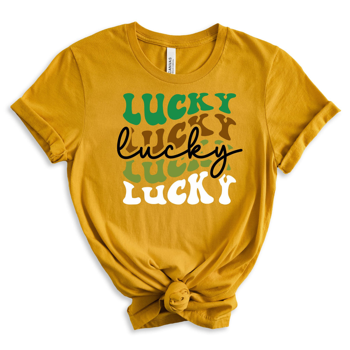 Lucky Script Tee - MariROsa Craft Shop