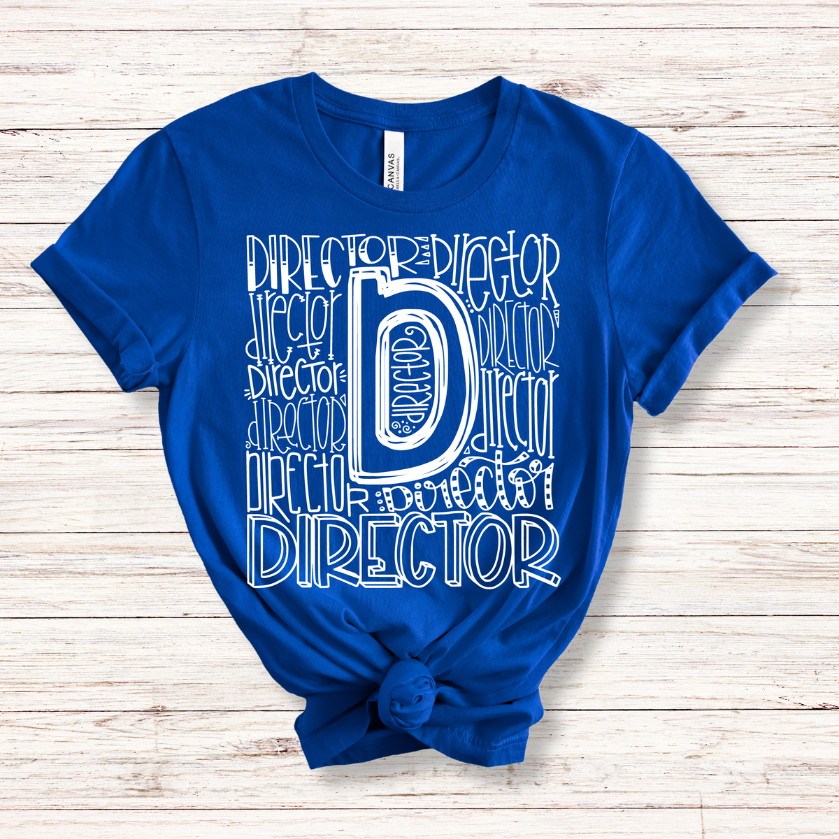 Director Typography Design Tee - MariROsa Craft Shop