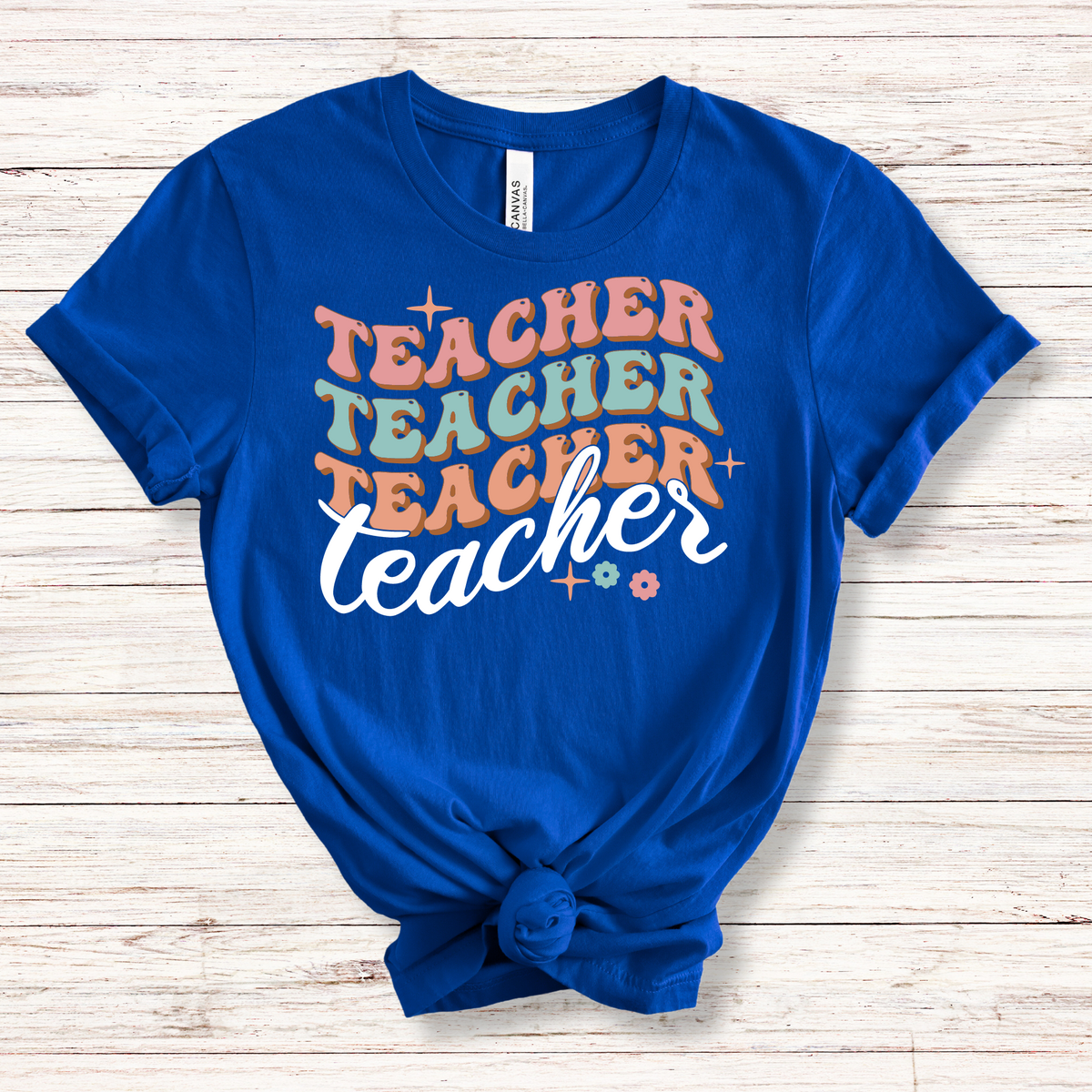Repeat Teacher Pattern Tee - MariROsa Craft Shop