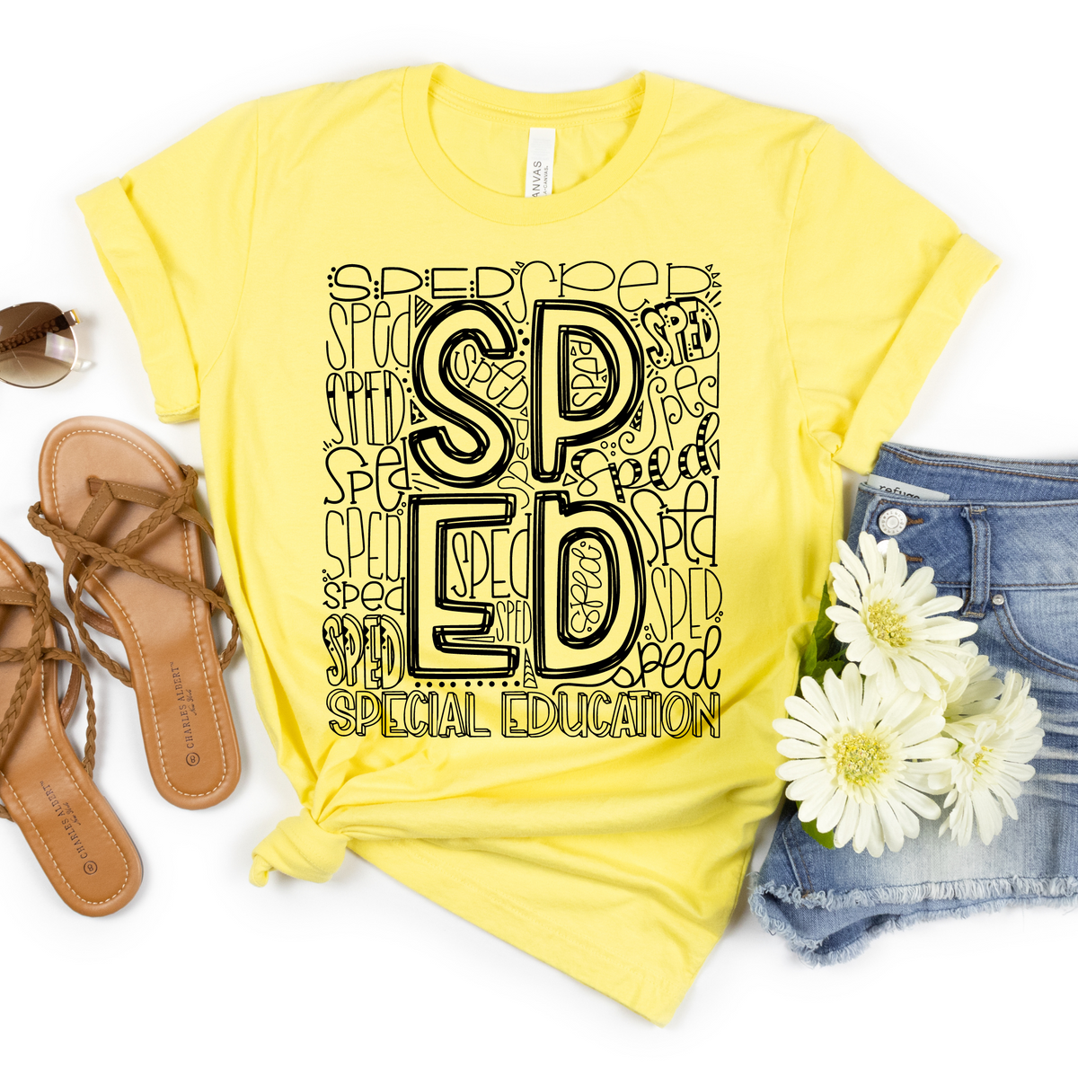 Special Education Typography Design Tee - MariROsa Craft Shop