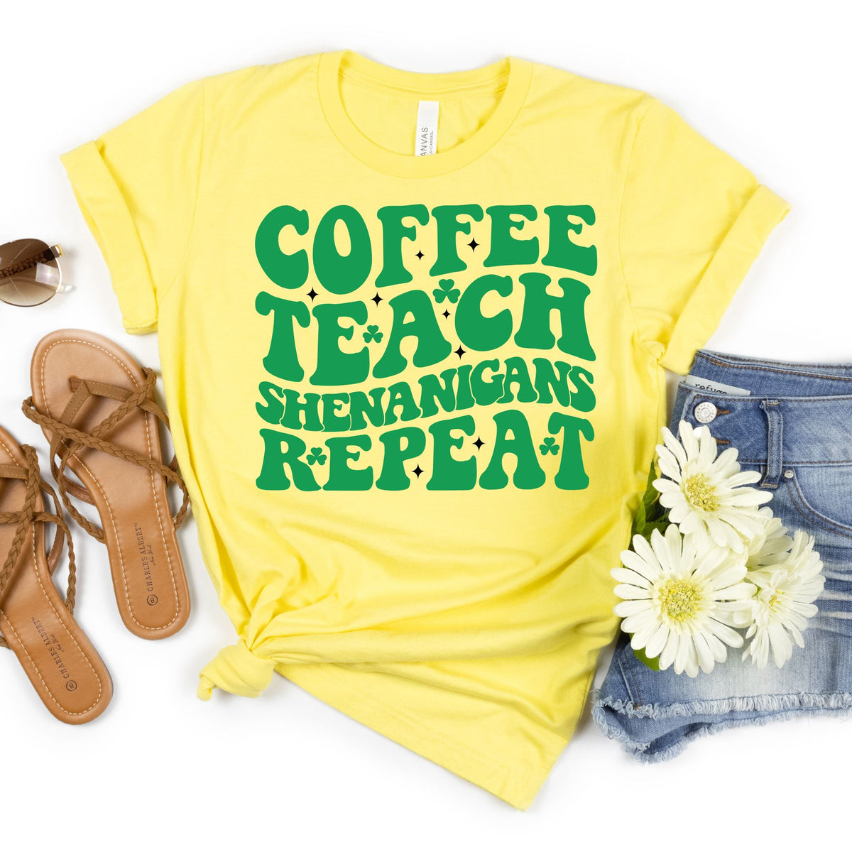 Coffee Teach Shenanigans Repeat - MariROsa Craft Shop