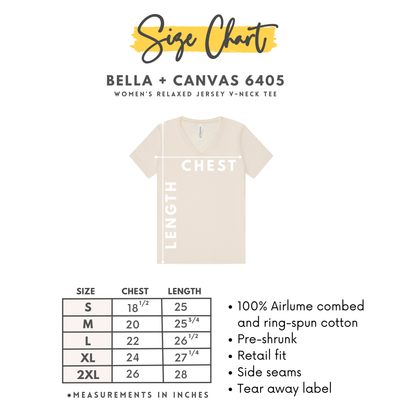 RISE TVUSD Women's V-Neck Tee