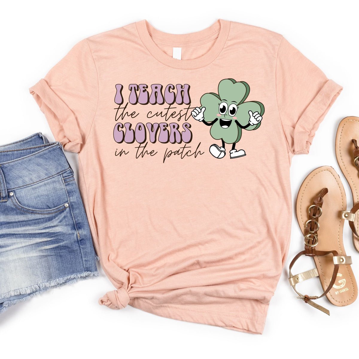 I Teach The Cutest Clovers Tee - MariROsa Craft Shop