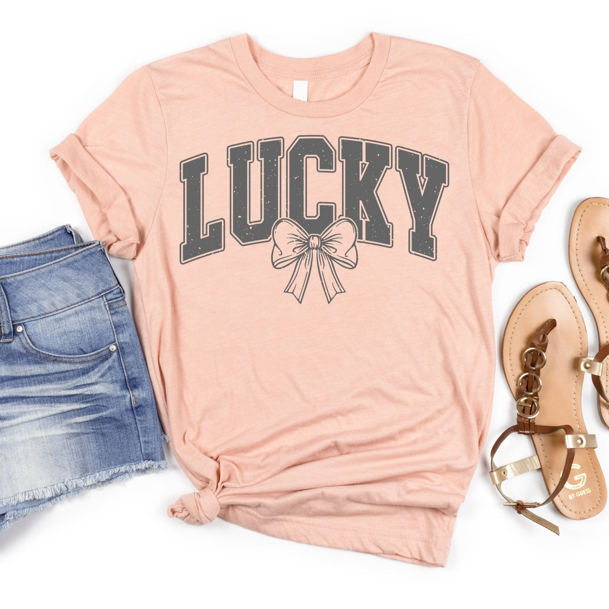 Lucky Bow Tee - MariROsa Craft Shop