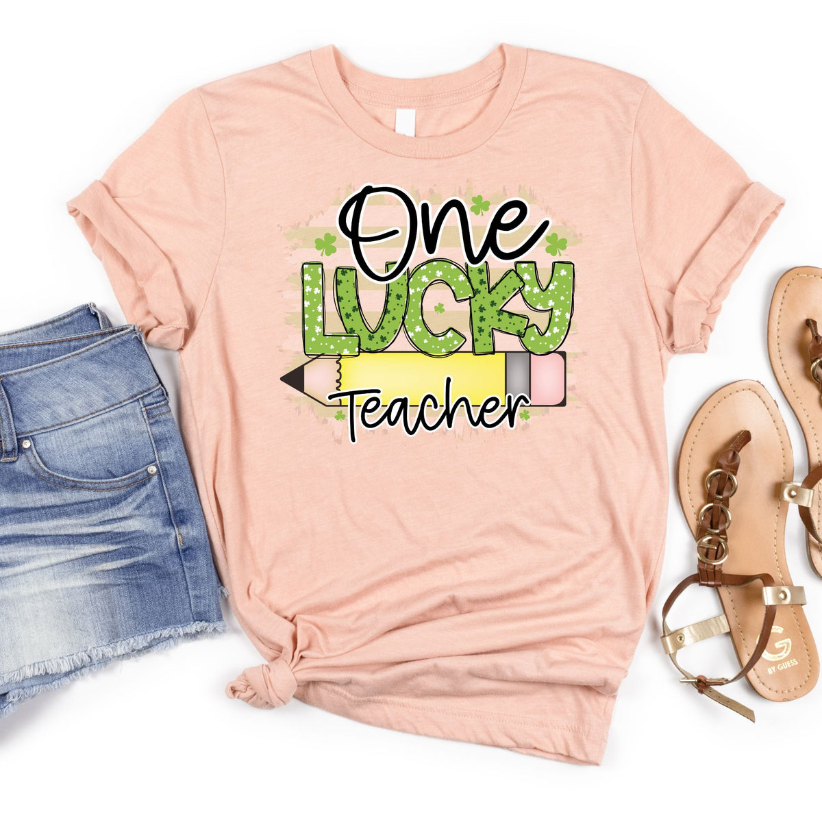 One Lucky Teacher - MariROsa Craft Shop