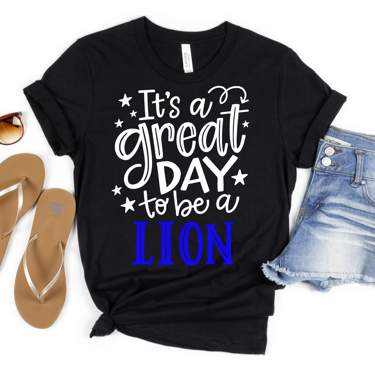 It's a Great Day to be a LION tee - MariROsa Craft Shop