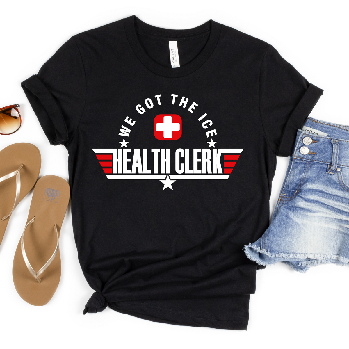 Health Clerk Tee - MariROsa Craft Shop