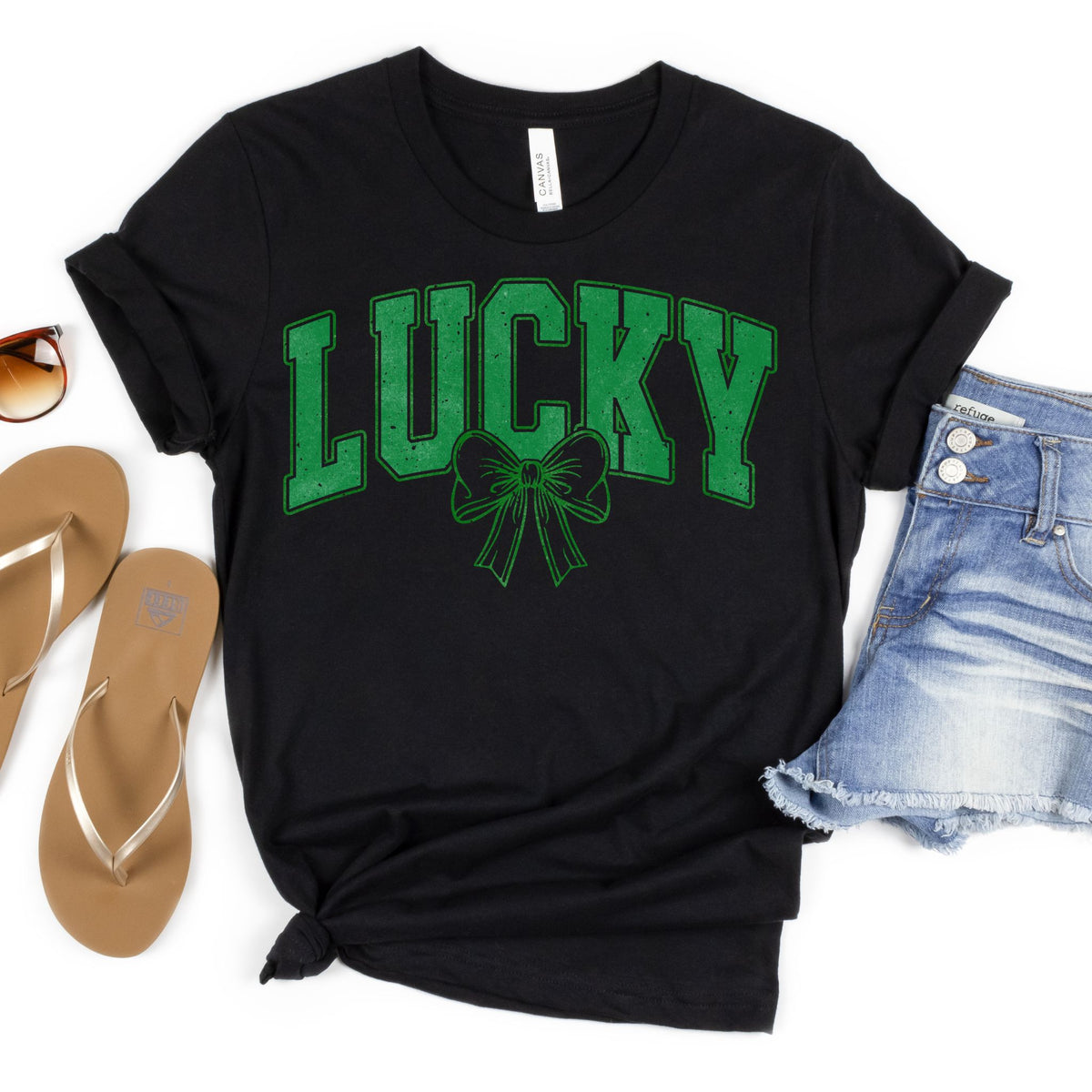 Lucky Bow Tee - MariROsa Craft Shop