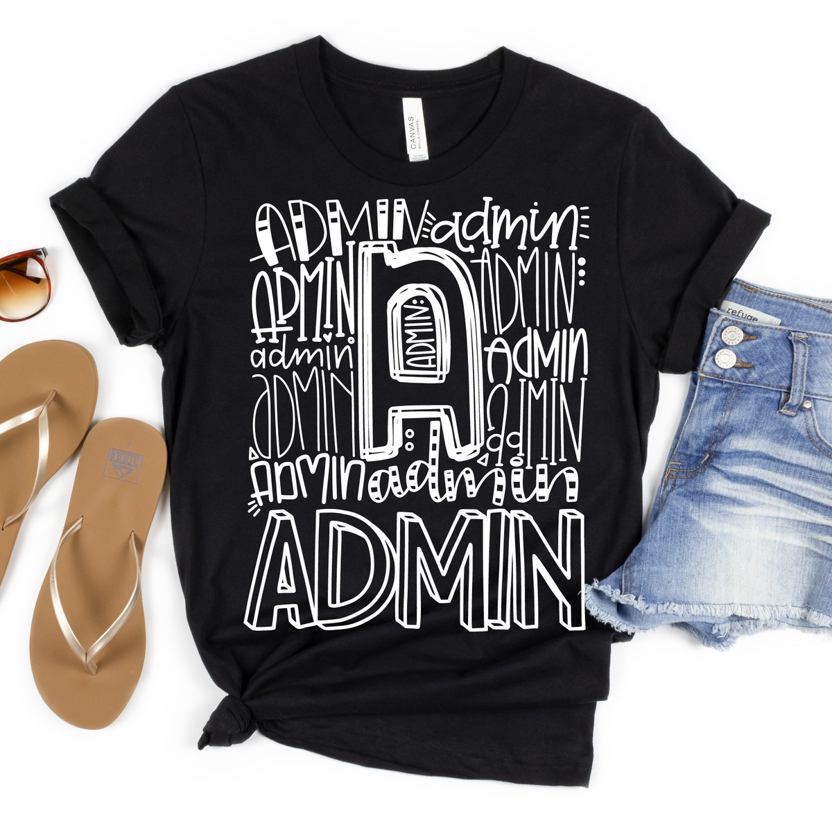 Administrator Typography Design Tee - MariROsa Craft Shop