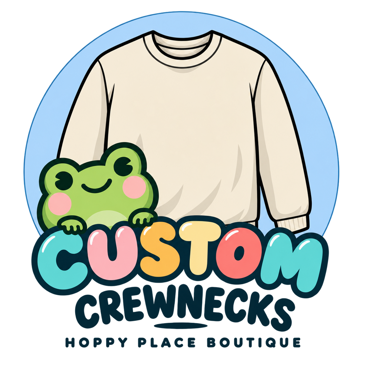 Custom Crew Sweatshirt - MariROsa Craft Shop