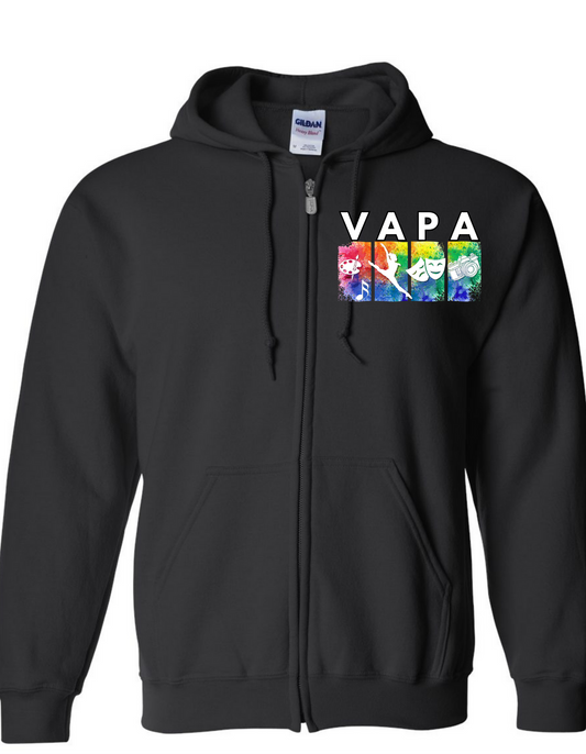 VAPA Front Zip Hooded Sweatshirt - MariROsa Craft Shop
