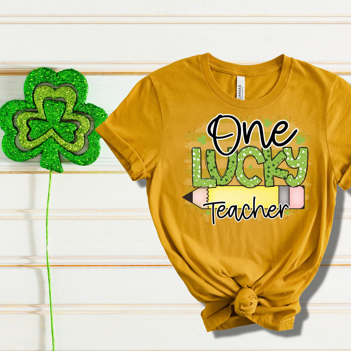 One Lucky Teacher - MariROsa Craft Shop