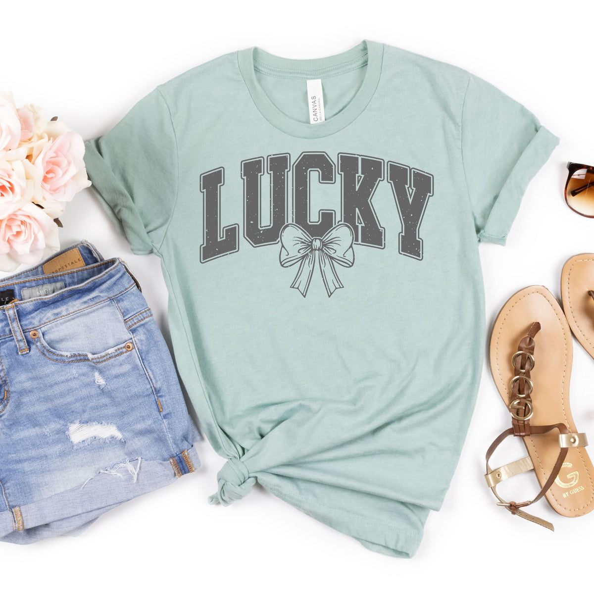Lucky Bow Tee - MariROsa Craft Shop
