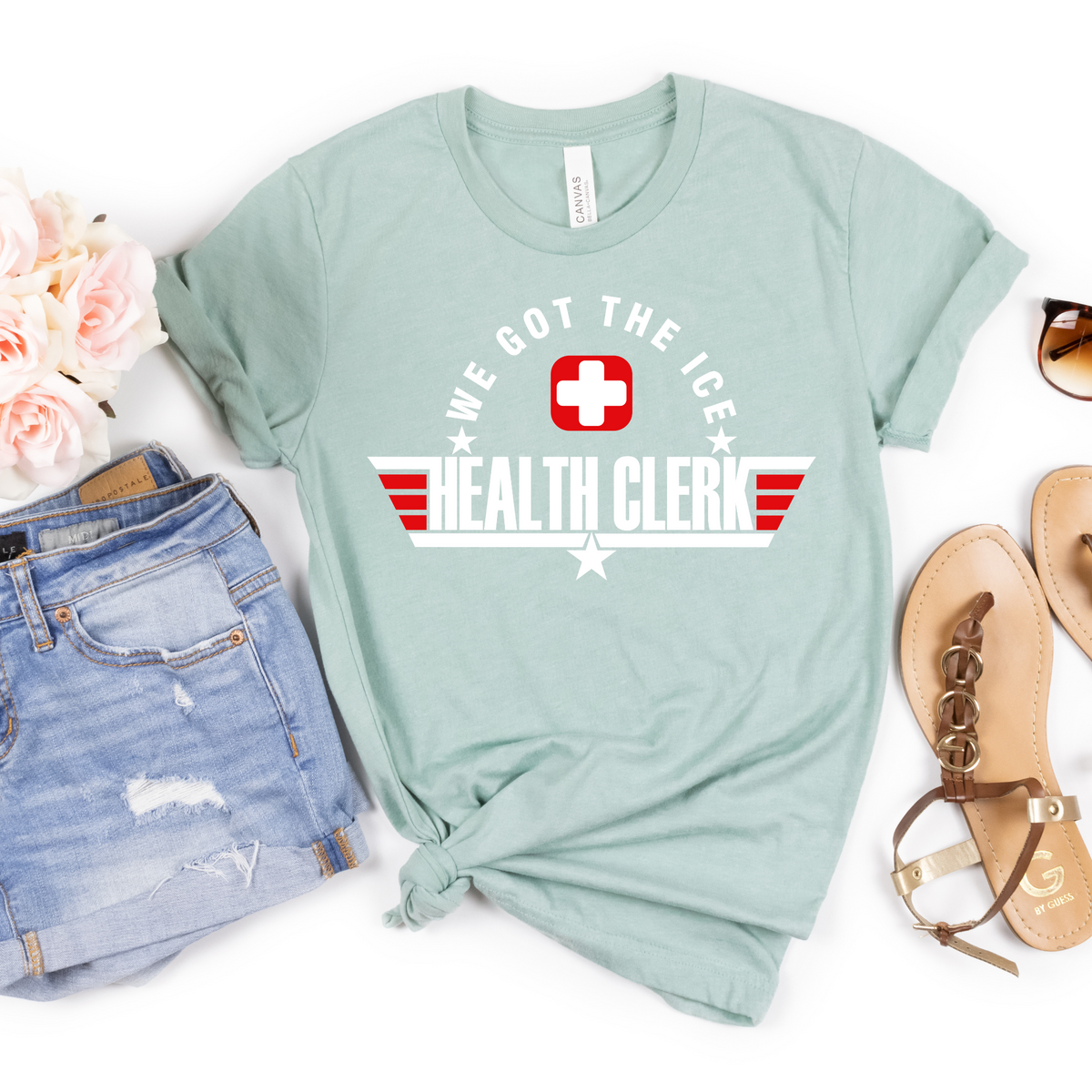Health Clerk Tee - MariROsa Craft Shop
