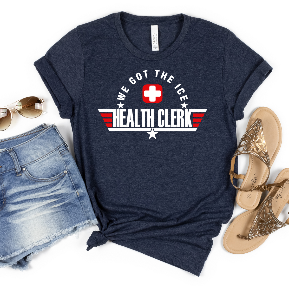 Health Clerk Tee - MariROsa Craft Shop