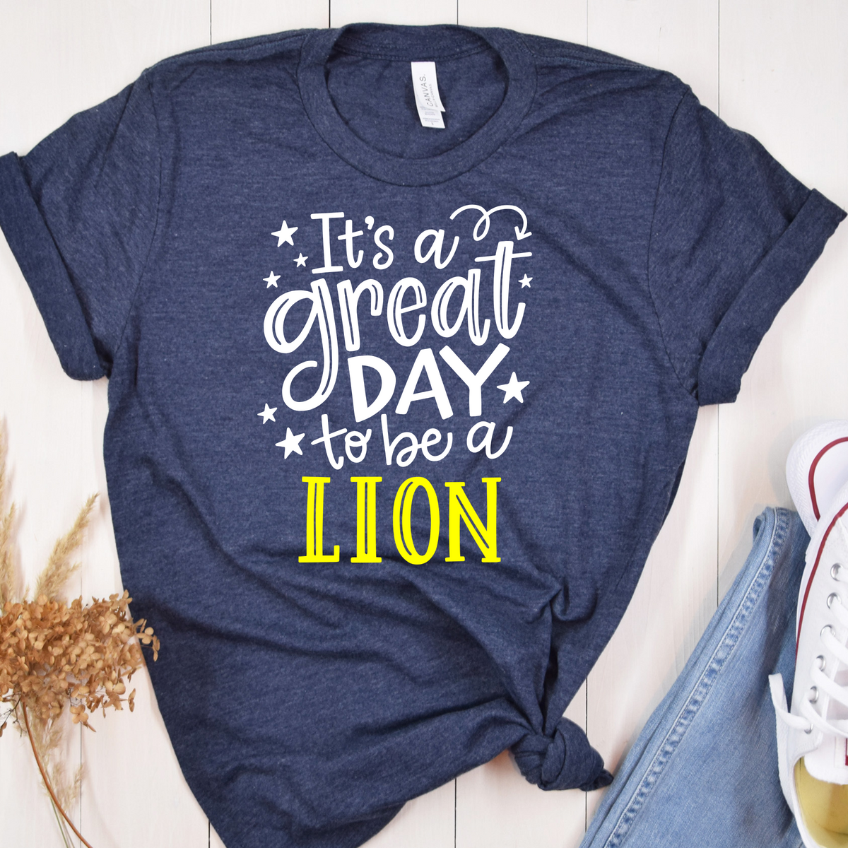 It's a Great Day to be a LION tee - MariROsa Craft Shop