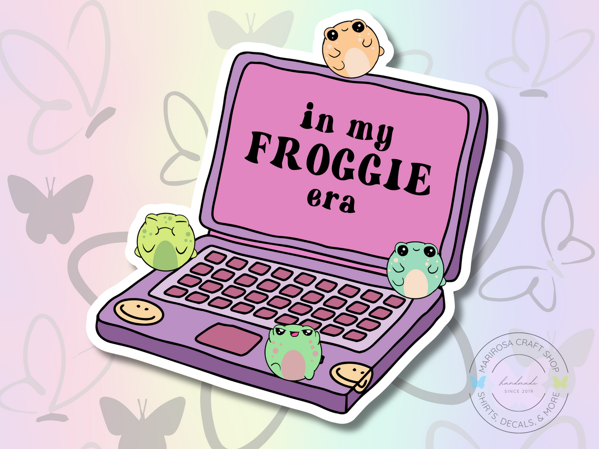 In My Froggie Era Sticker - MariROsa Craft Shop
