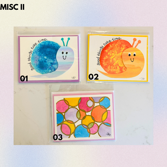 Assorted Designs: Hand-Painted Greeting Cards - MariROsa Craft Shop