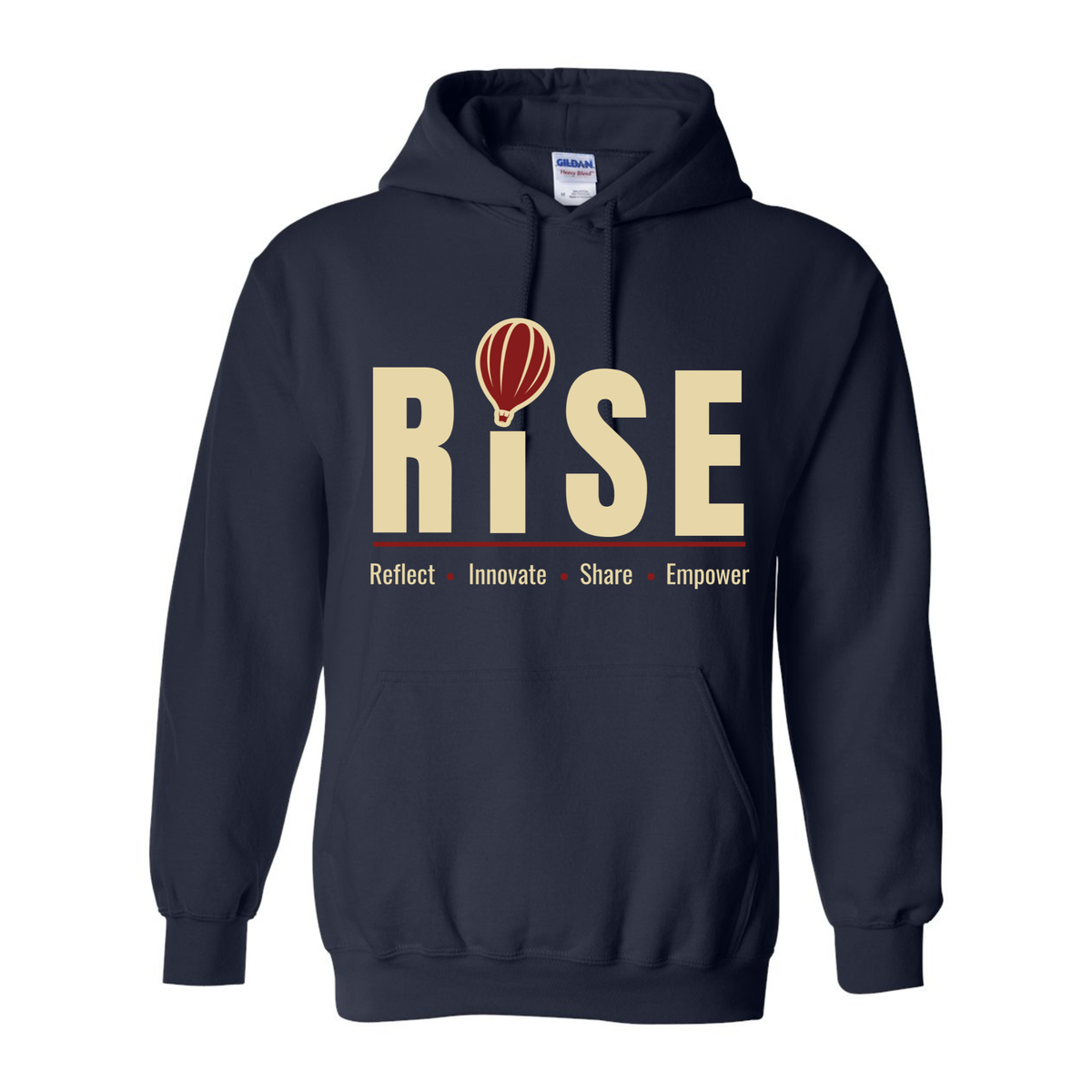 RISE TVUSD Navy Hooded Sweatshirt