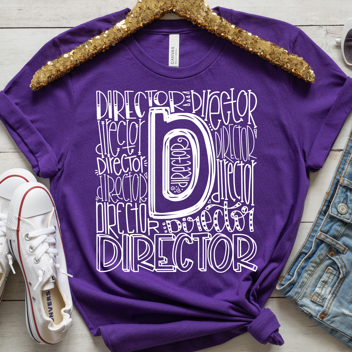 Director Typography Design Tee - MariROsa Craft Shop